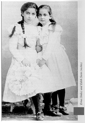 Edith und ihre Schwester Erna